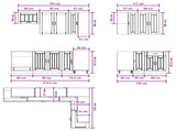 Kitchen Unit LUCCA 8 pcs White Engineered Wood 3438467