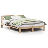 Bed Frame without Mattress 120x200 cm Solid Wood Pine 855546