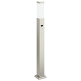 Bollard Lights with Sensor 3 pcs 80 cm Stainless Steel IP44 4006056