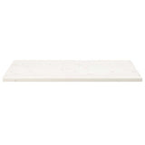 Table Top White 110x60x2.5 cm Solid Wood Pine Rectangular 824421