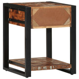 Side Table Multicolour 40x40x50 cm Solid Wood Reclaimed 4015942