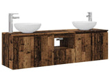 Bathroom Cabinet Set 3 pcs Old Wood 49.5 x 41 x 64.5 cm 3405635