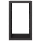 Firewood Rack Black 60x40x100 cm Steel 850989