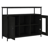 Sideboard Black 100x35x80 cm Engineered Wood 835504