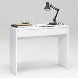 ZNTS FMD Desk with Wide Drawer 100x40x80 cm White 428711