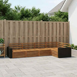 Outdoor Sofa Set 5 pcs Natural 331 x 172.5 x 73 cm 3383362