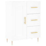 Highboard White 69.5x34x180 cm Engineered Wood 3199993