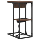 Bedside Cabinet Brown Oak 41.5 x 26 x 60.5 cm Engineered Wood 859594