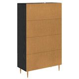 Highboard Black Oak 69.5 x 31 x 115 cm Engineered Wood 882561