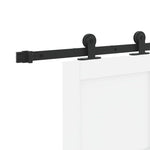 Sliding Door Manual ORKDAL White and black 83 x 232 cm 3333481
