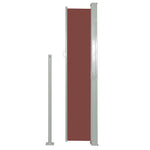 Retractable Side Awning 160 x 500 cm Brown 45465