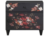 Bedside Table Multicolour 50 x 33 x 60 cm Solid Mango Wood 4018708
