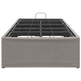 Electric Adjustable Bed Frame Taupe 190 x 90 x 33.5 cm Steel 42037326
