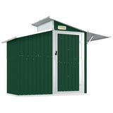 Garden Shed Green 270x130x208,5 cm Galvanised Steel 316242