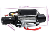 Electric Winch PVC Black 42040599