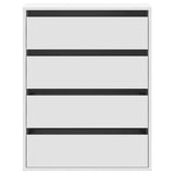 Corner Chest of Drawers White 60x41x76 cm Engineered Wood 852870