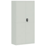 File Cabinet Light Grey 90x40x220 cm Steel 3188320