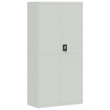 ZNTS File Cabinet Light Grey 90x40x220 cm Steel 3188320