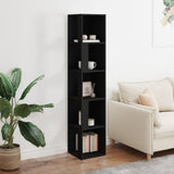 809045 Corner Cabinet Black 33x33x164,5 cm Engineered Wood