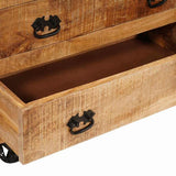 Side Cabinet with Drawer Brown 70 x 38 x 63 cm Solid mango wood 4104601