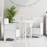 Garden Chair 2 pcs White 53 x 49 x 85 cm Polypropylene 847460
