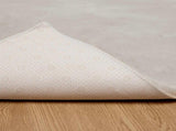Anti-Slip Faux Rabbit Fur Rug OLITE Beige 160 x 160 cm 42021642