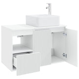 Bathroom Furniture Set 2 pcs White Engineered Wood 3404044