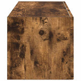 TV Wall Cabinet Smoked Oak 78.5 x 31 x 29.5 cm Engineered Wood 892219