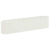Raised Garden Bed White 200 x 40x 40 cm 8011692
