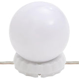Wall Mirror with LED Lights 30x70 cm Glass Oval 3189161