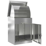 Parcel Drop Box Black 47.5 x 38 x 59 cm Galvanised Steel 874945