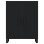 Highboard Black 69.5x34x180 cm Engineered Wood 3198234
