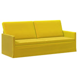 Sofa Set 2 pcs Yellow Velvet 3433223