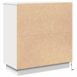 Bedside Cabinet White 71 x 34.5 x 75 cm Engineered wood 869634