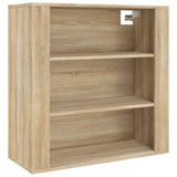 Wall Cabinet Sonoma Oak 80x33x80 cm Engineered Wood 816595