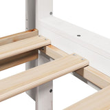 Bed Frame without Mattress White 140x190 cm Solid Wood Pine 3309741