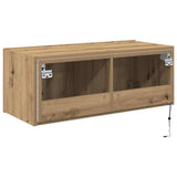 TV Wall Cabinet Artisan Oak 80 x 35 x 31 cm Engineered Wood 863106