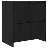 Sideboard Black Oak 70 x 41 x 75 cm Engineered Wood 875230