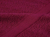 12 Piece Premium Towel Set SOLUND Bordeaux 600 gsm 137573