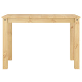 ZNTS Dining Table Panama 117x60x75 cm Solid Wood Pine 4005702