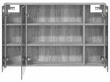 Bathroom Mirror Cabinet Grey Sonoma 73.5 x 16 x 62.5 cm 889172