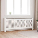 MDF Radiator Cover White 205 cm 325555
