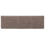 Stair Mats Self-adhesive 15 pcs 65x21x4 cm Beige Rectangular Edge 326190
