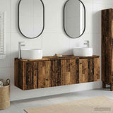Bathroom Cabinet Set 3 pcs Old Wood 49.5 x 44.5 x 66 cm 3405715