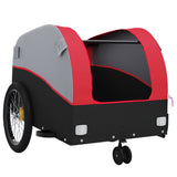 Bike Trailer Black and Red 30 kg Iron 94139