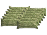 Cushion Cover 12 pcs HOUTEN Leaf Design 40 x 80 cm Polyester 918303