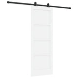 Sliding Door ORKDAL White 73.5 x 198.5 cm Solid Pine Wood 3333467
