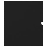 Bathroom Furniture Set Black Engineered Wood 3071685