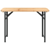 3 Piece Folding Beer Table Set Solid Wood Fir 363112