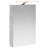 Bathroom Mirror Cabinet Concrete Grey 40 x 10.5 x 60.5 cm 889034